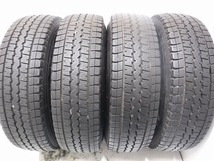 15インチ ダンロップ 195/80R15 6J+33 PCD:139.7 中古スタッドレスタイヤホイール【4本セット】送料無料(ASS15-0762）_画像4