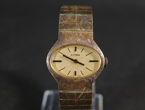 CYMA(シーマ) 腕時計 - 1004241 レディース ゴールド　手巻き