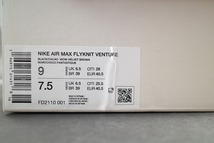 美品 ナイキ エア マックス フライニット ベンチャー NIKE W AIR MAX FLYKNIT VENTURE FD2110-001 US9 26.0cm_画像7