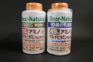 未使用品　2個セット Asahi アサヒ ディアナチュラ 49種 アミノ マルチビタミン&ミネラル 100日分 ディアナチュラ ストロング39種