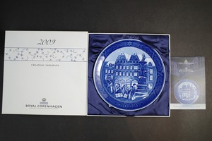 未使用　ロイヤルコペンハーゲンイヤープレート 2009 ROYAL COPENHAGEN 飾り皿　一級品