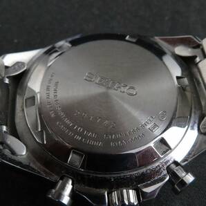 SEIKO セイコー 8T63-00D0 クォーツ クロノグラフ 腕時計の画像6