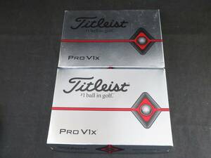 未使用 Titleist PRO V1ｘ タイトリスト プロ V1ｘ　2ダース