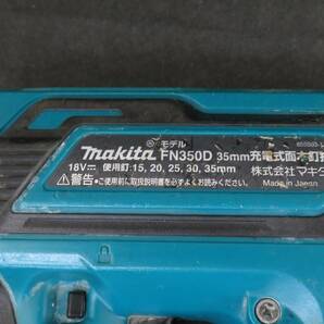 1円～ マキタ makita 18V 35mm 充電式面木釘打 FN350D バッテリ1個 BL1860B 動作品の画像6