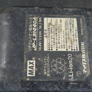 1円～ MAX マックス リチウムイオンバッテリー JP-L91440A おまけJP-L914 の画像3