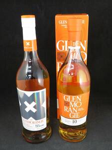 1円～　未開栓　X BY GLENMORANGIE　10年　700ｍｌ　ウイスキー　2本セット