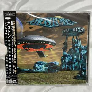 希少品 未開封品新品CD ボストン グレイテスト・ヒッツ　ESCA6490 4988010649029 BOSTON GREATEST HITS 国内盤帯付CDベスト16曲