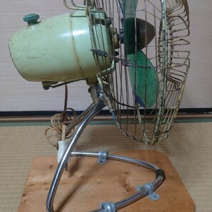 FUJI DENKI 富士電機 FUJI A.C. ELECTRIC FAN TYPEFDZ 2564E 昭和レトロ 電化製品 扇風機 3枚羽根 動作確認済み アンティークの画像2