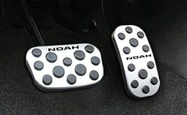 トヨタ 新型ノア 90系（2022年1月~）アルミ ペダル 工具不要 NOAH 専用設計 ブレーキ アクセル カバー