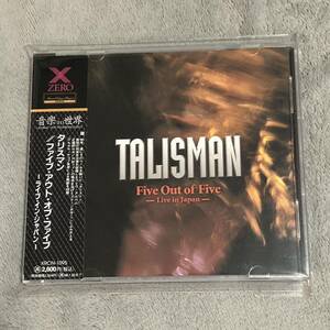 タリスマン TALISMAN / Five Out of Five -Live In Japan 帯付き ジェフ・スコット・ソート ZEROコーポレーション