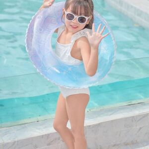 浮き輪 浮輪 ブルー 水泳 海水浴 水遊び用 夏 プール 青 大人 子供