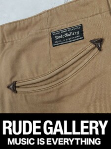 SIZE5 RUDE GALLERY work pants Rude Gallery Horse Hyde horse leather pants 