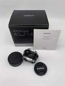 ☆美品【Voigtlander】NOKTON Classic 40mm F1.4 S.C 単焦点 VM フォクトレンター 管理番号 : 3664