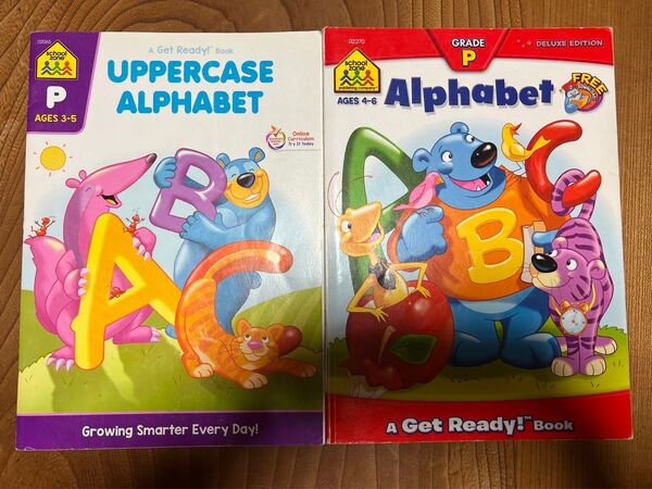 アルファベット　ABC 英語　ワークブック　セット　alphabet workbooks school zone 