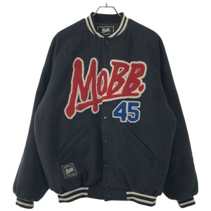 MOBB モブ STADIUM 45 MELTON JACKET メルトンスタジアムジャケット ネイビー L IT3XLLF5TIL8