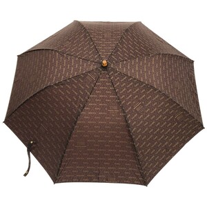 beautiful people ビューティフルピープル (U)nylon taffeta logoPT folding umbrella 折り畳み傘 1245511942 ブラウン IT4N2LRZKZ7N