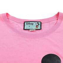 GUCCI×Disney グッチ×ディズニー ミッキーマウスプリント オーバーサイズTシャツ ピンク M 492347 XJB7W ITKE3EYJYCVS_画像3