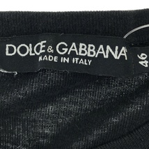 DOLCE&GABBANA ドルチェ＆ガッバーナ 11SS ロゴアップリケTシャツ ブラック 46 G8A11G/G7D53 IT7YXJO5PF9W_画像3