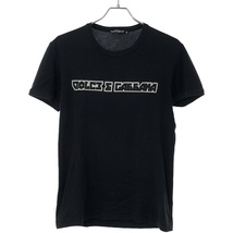 DOLCE&GABBANA ドルチェ＆ガッバーナ 11SS ロゴアップリケTシャツ ブラック 46 G8A11G/G7D53 IT7YXJO5PF9W_画像1