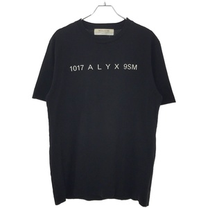 1017 ALYX 9SM アリクス 23SS ロゴプリントクルーネックTシャツ ブラック L ITRDY9WVAUVC