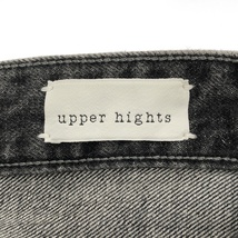 upper hights アッパーハイツ THE HIS ウォッシュダメージ加工クロップドデニムパンツ グレー 26 825107 IT7MUPIMDM3S_画像3