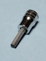 6mm 3/8 ヘックス 6角 スナップオン ヘックスソケット FAM6E 中古品 保管品 SNAPON SNAP-ON 送料無料 スタンダード _画像6