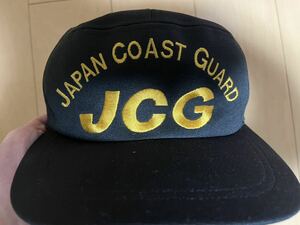 海上保安庁　キャップ　Lサイズ　野球帽　黒金　JAPAN COAST GUARD JCG