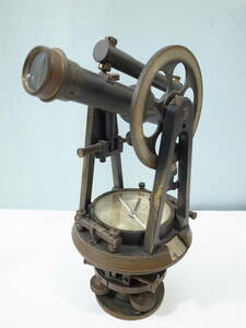 ●現状品 ジャンク扱　羅針盤 スコープ付き TAMAYA タマヤ 望遠鏡 方位磁石 水平器 レトロ 真鍮