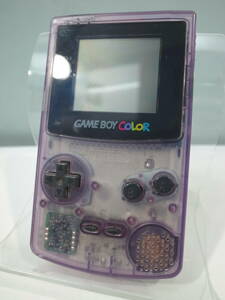 ●ジャンク扱 Nintendo GAMEBOY COLOR ゲームボーイカラー クリアパープル CGB-001 ※通電確認済