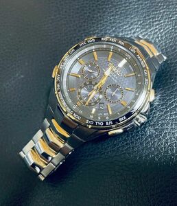 中古 SEIKO セイコー コーチュラ メンズ 腕時計 電波ソーラー 8B92-0AL0