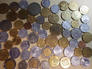 イスラエルのコイン　約６１枚　コレクター放出品