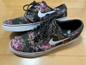 NIKE STEFAN JANOSKI Digi floral ジャノスキ　フローラルZOOM SB US10 28cm 美中古　482972-900