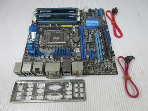ASUS P8H67-M EVO 1155 Micro-ATX マザーボードメモリ 17000 4GBx2付 中古品