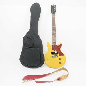 #aue エドワード Edwards ギター エレキギター E-JR-95LT RE TV Yellow レスポール ジュニア TV モデル レリック加工 ケース付き [843275]*