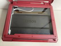 ⑤t807◆EPSON エプソン◆インクジェット複合機 EP-805AR プリンター C491B カラリオ レッド 複合機 事務 通電確認済み_画像4