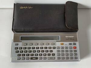 ⑯u739◆SHARP シャープ◆ポケコン ELECTRONIC CALCULATOR PC-1500 EA-150 POCKET COMPUTER ポケットコンピュータ CE-151 通電OK カバー付