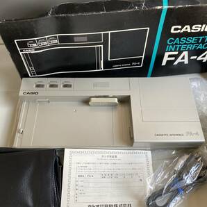 Ct250◆CASIO カシオ◆パーソナルコンピューター FA-10/FA-4 CASSETTE INTERFACE/カセットインターフェイス 美品 保管品の画像2