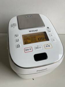 ⑤t291*Panasonic Panasonic * changeable pressure IH jar rice cooker W.....SR-PW108 5.5.2018 year made rice cooker consumer electronics product white operation goods 