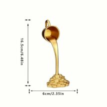 お金コーヒーカップ装飾オーナメント、部屋装飾テーブルトップディスプレイオーナメント　横12.5cm 縦14cm 奥行7cm 145g_画像2