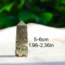 天然生黄鉄鉱タワー 高さ5～6cm １個　 鉱物　天然石　ルース 標本　パワーストーン 　_画像1