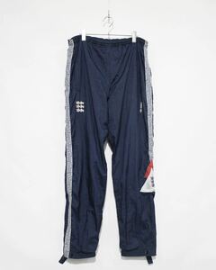 UMBRO トレーニングパンツ ネイビー L 80s ヴィンテージ イングランド イギリス サッカー サイドジップ