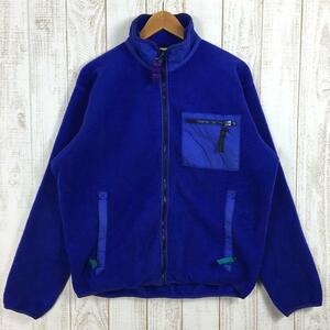 MENs L パタゴニア 1980s シンチラ ジャケット Synchilla Jacket フリース コバルト×エメラルド PATAGONIA 2