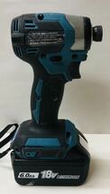 makita マキタ 充電式インパクトドライバ TD173D バッテリー付属_画像4