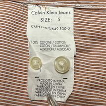 Calvin Klein Jeans カルバンクライン 長袖シャツ ストライプ S_画像7