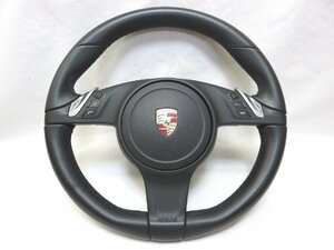 Panamera 970 original leather steering gear steering wheel airbag air bag cover 7PP.419.091.CJ A34 Cayenne control number (W-SIII06)