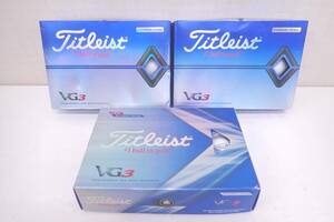 未使用品 Titleist タイトリスト VG3 RAINBOW PEARL レインボーパール ゴルフボール 3ケース 3ダース 12個×3 まとめ P03015