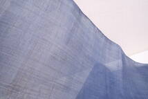 日本製 麻100% 手織り 藍染 暖簾 のれん フクロウ 梟 約85×150cm 和風 カーテン 縁起物 開運 和モダン P03088_画像7
