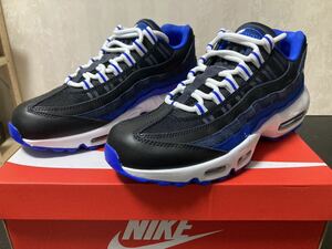 鑑定済 ディスプレイのみ Nike Air Max 95 Black/Team Royal/White ナイキ エアマックス95 ロイヤル jordan dunk supreme