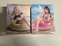 AquaFloatGirls２種セット/イレイナ&牧瀬紅莉栖/アミューズメント商品_画像1