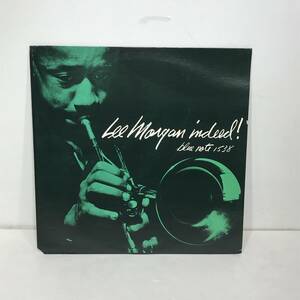 【ジャンク】カット盤 Lee Morgan/Indeed! LP アナログ BLUE NOTE ブルーノート BLP-1538